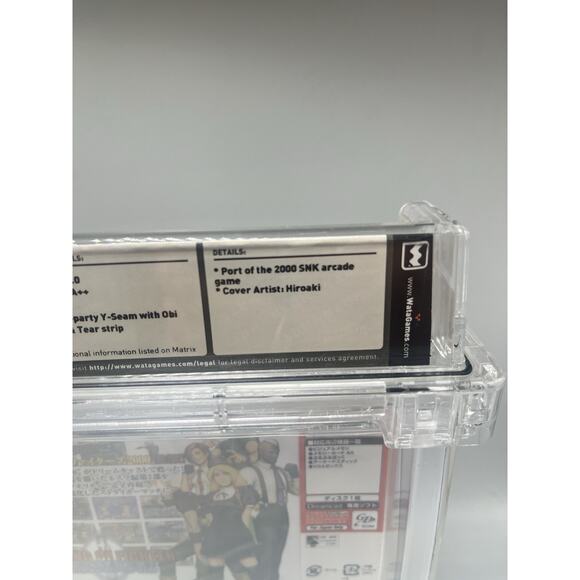 The King of Fighters 2000 (Sega Dreamcast,2000) Sealed WATA Graded 8.0 - JP RARE - Picture 7 of 14